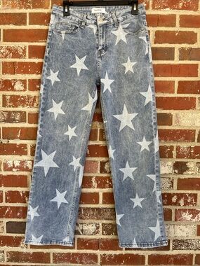 Bamboo Basics Star Print Jeans Size 11